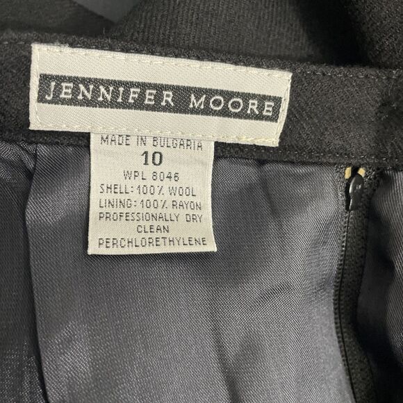 Jennifer Moore Wool Skirt Size 10 Lined A-Line Knee Length with Pockets Workwear - Picture 6 of 8